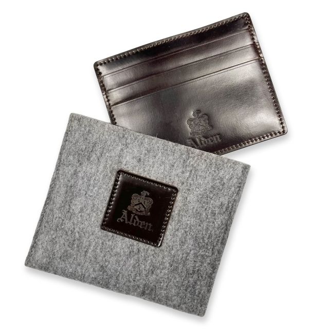 Alden Genuine Horween Shell Cordovan Card Case - Color 8