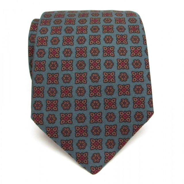 Atkinsons Ancient Madder Necktie - Neat - Green (44816)