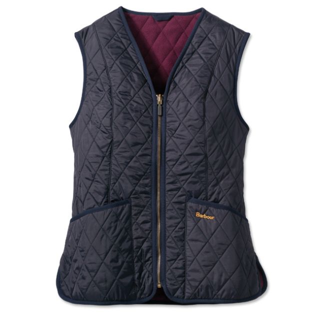 Barbour Women's Betty Interactive Polarfleece Vest/Beadnell Liner - Navy/Rosewood (LQU0326NY11)