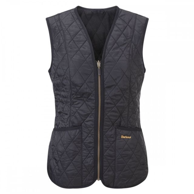 Barbour Women's Betty Interactive Polarfleece Vest/Beadnell Liner - Black (LQU0326BK11)