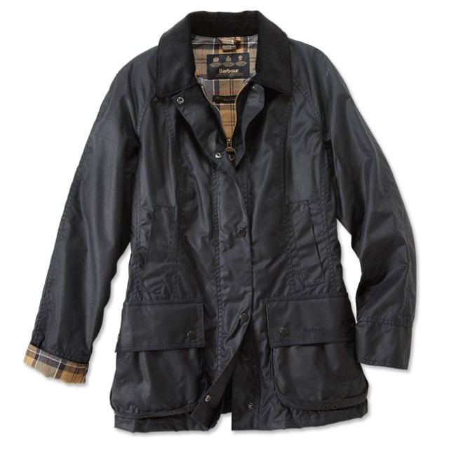 Barbour Women's Waxed Beadnell Jacket - Navy (LWX0667NY91)