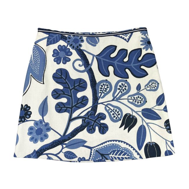 O'Connell's Women's Cotton Jen Skirt - Blue "Delft" (1110SB)