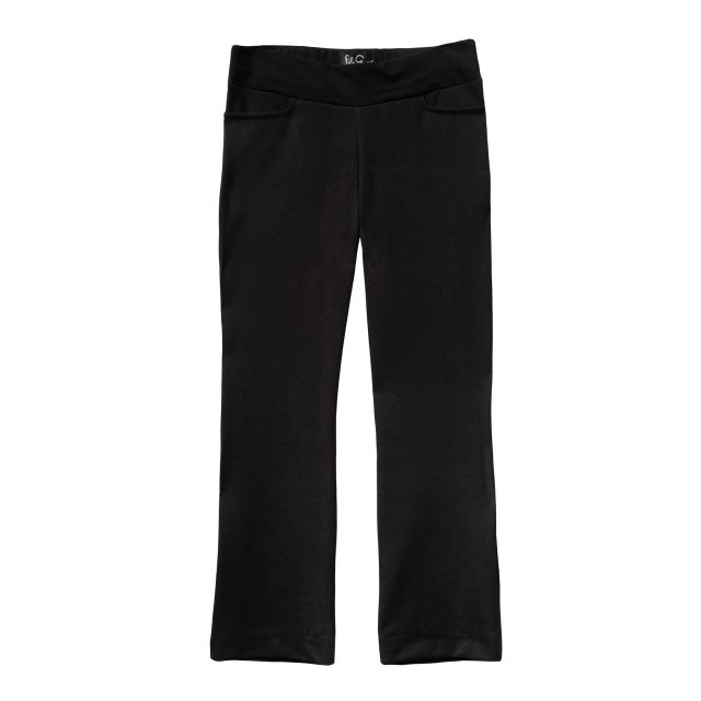 Lesley Evers Audrey Pant - Black Solid Knit
