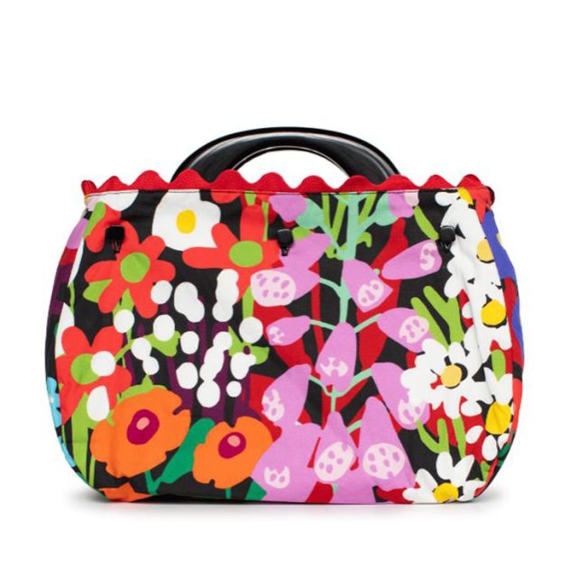 Lesley Evers Bermuda Bag Cover - Garden Party & Black (BAG COVER ONLY)