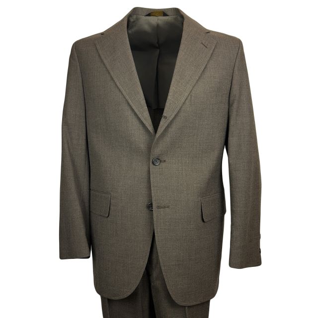 New Old Stock Deansgate Wool Blend Suit - Charcoal Brown (72307)