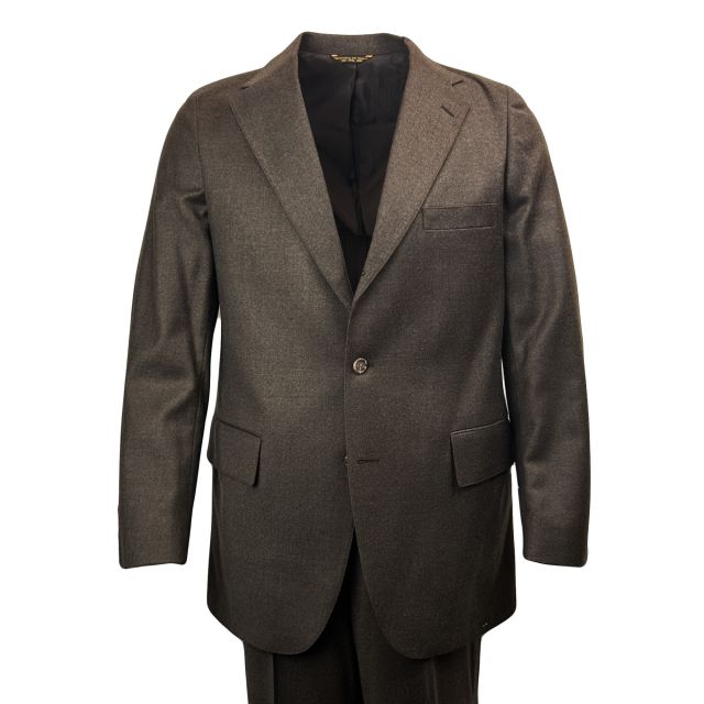 New Old Stock Deansgate Wool Flannel Suit - Brown (71002)