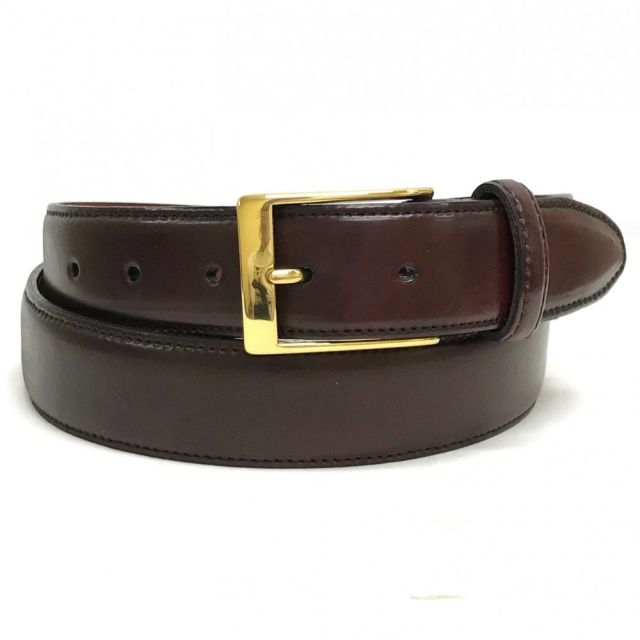 O'Connell's Genuine Shell Cordovan Belt - Color 8 Burgundy