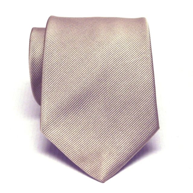 O'Connell's Solid Woven Twill Tie - Champagne (15) (57824)