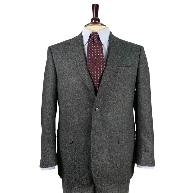 O'Connell's Suit - Lambswool Donegal Tweed - Charcoal Grey