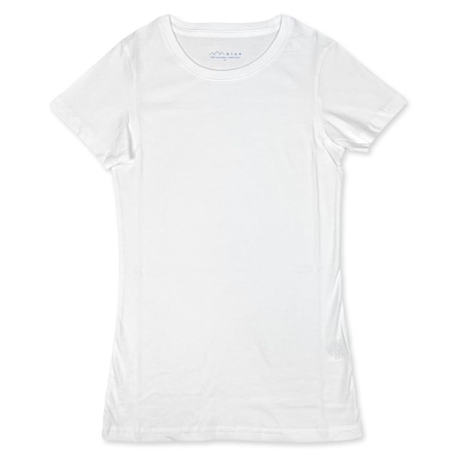 O'Connell's Women's Pima Cotton Crewneck Tee - White (8000)