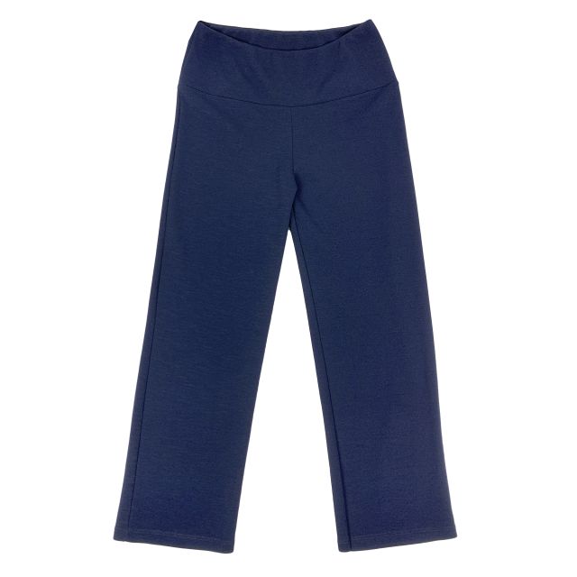 Papillon Blanc Women's Cropped Ponte Pants - Navy (0776-525)