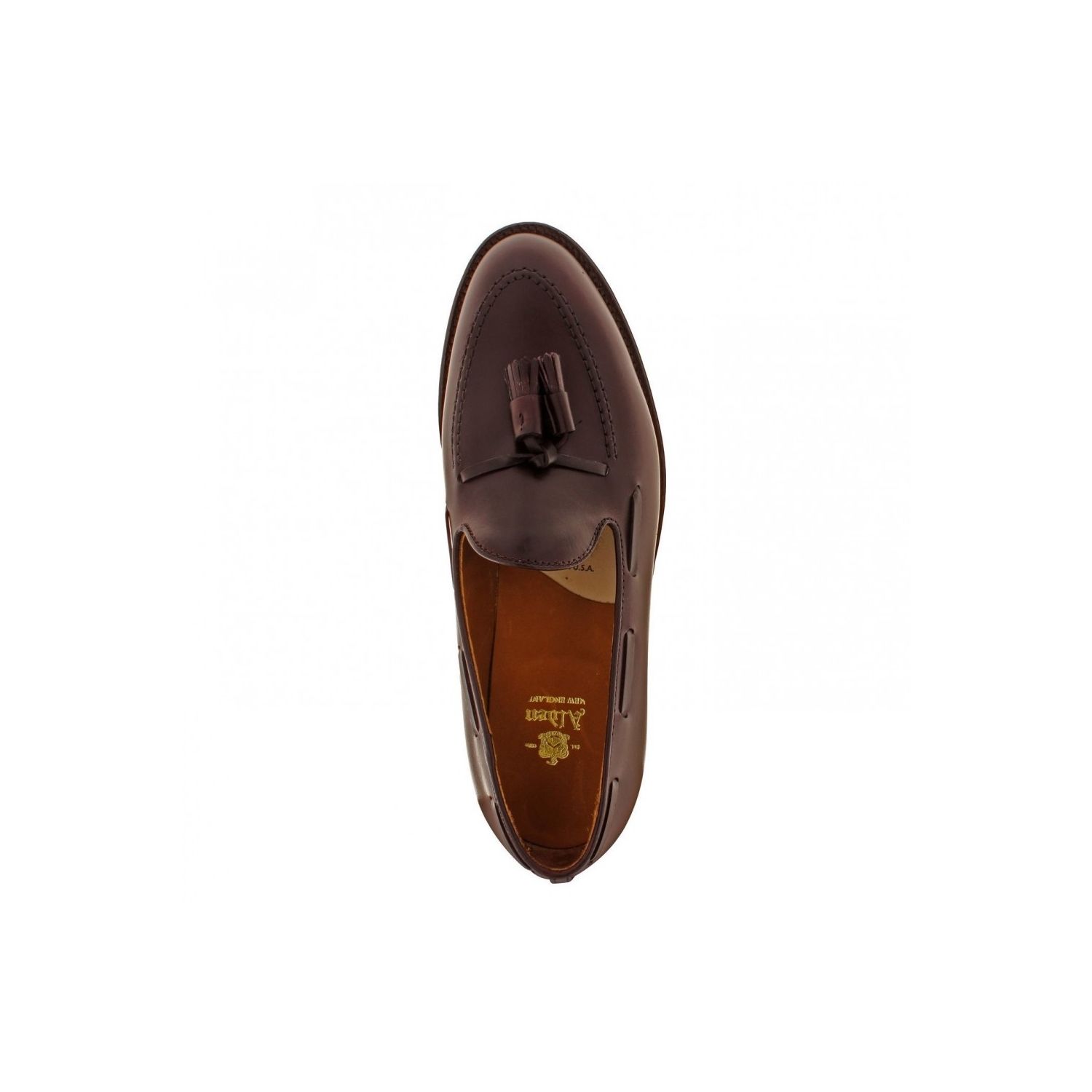 Alden Tassel Moccasin - Burgundy Calfskin (663) | Men's and
