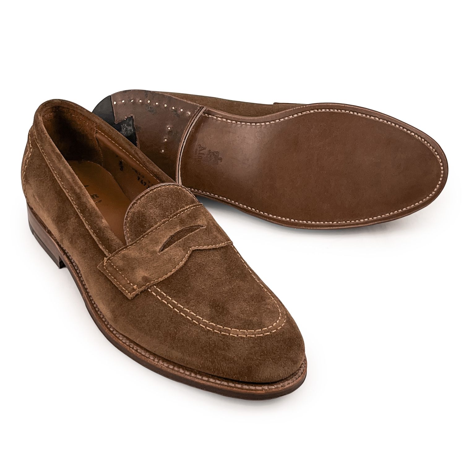 Alden Flex Penny Loafer - Snuff Suede (9693F) | Men's and women's