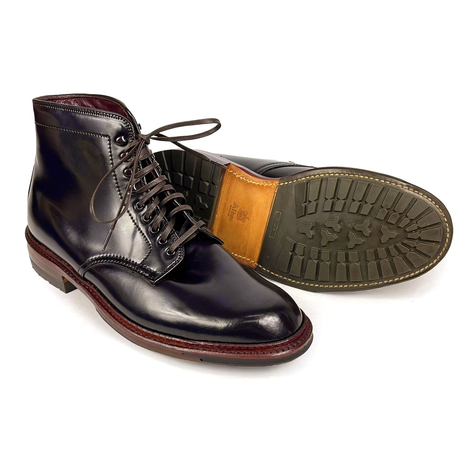 Alden 8609HC Color 8 Shell Cordovan Plain Toe Boot Men’s Size 6 Standard D Alden Shell Cordovan Boots | Purchase Alden Cordovan Boots  main image 4
