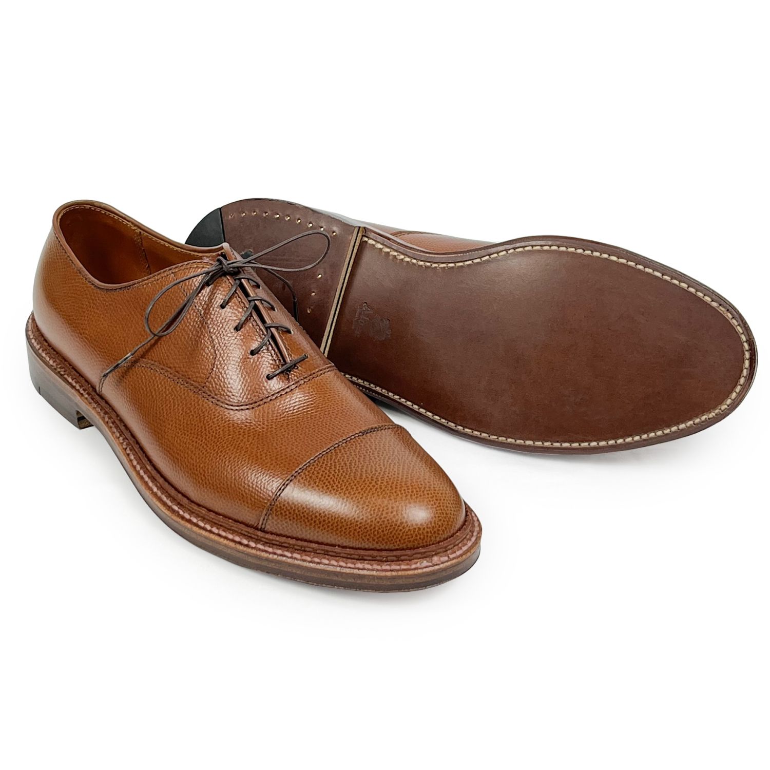 Alden Tan Leather Men\'s Oxfords Alden Men main image 4