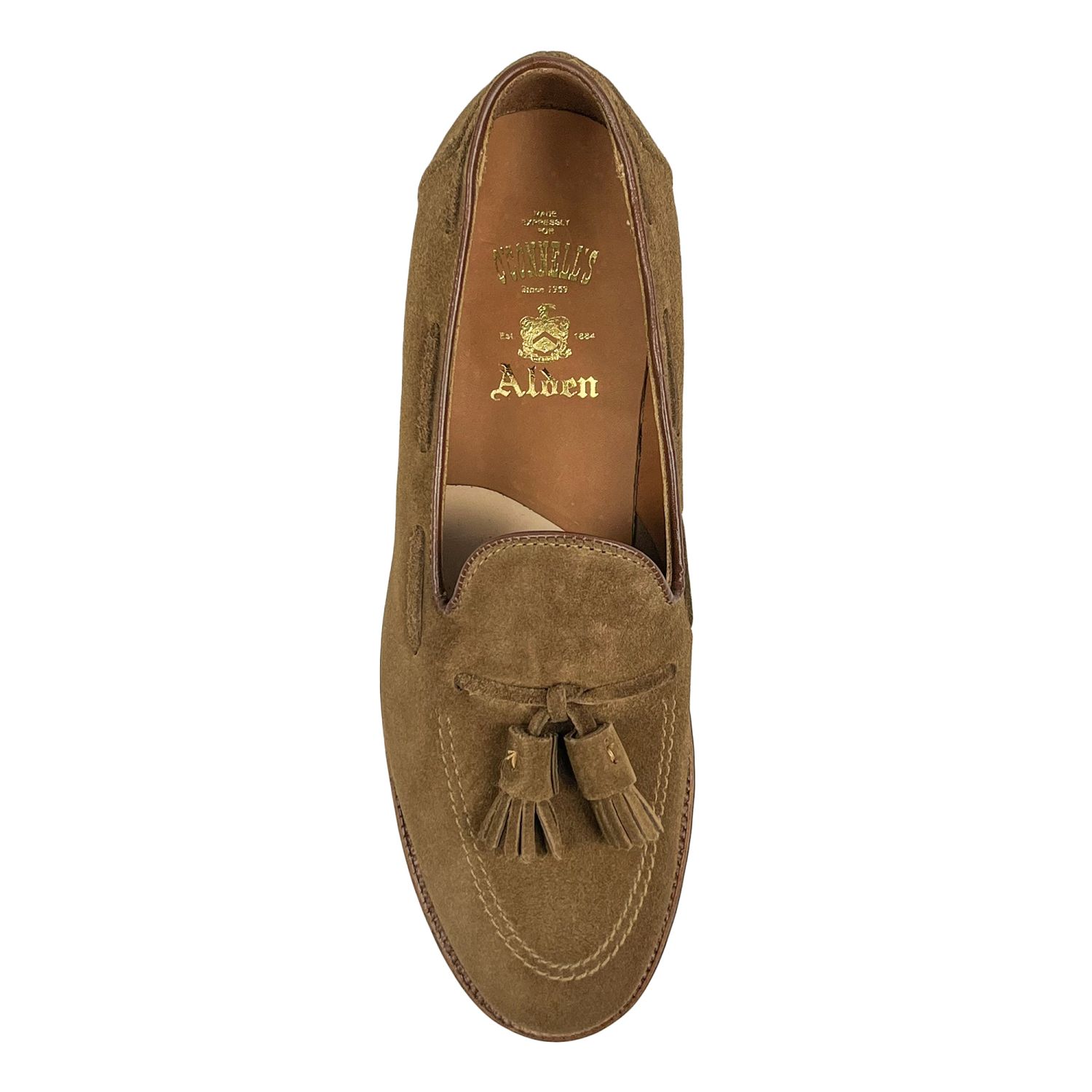 Alden for O'Connell's Exclusive Make-Up - Tassel Loafer - Snuff
