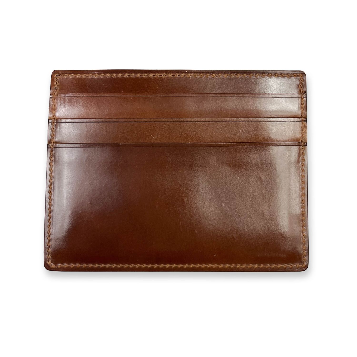 Alden Genuine Horween Shell Cordovan Card Case - Whiskey | Men's