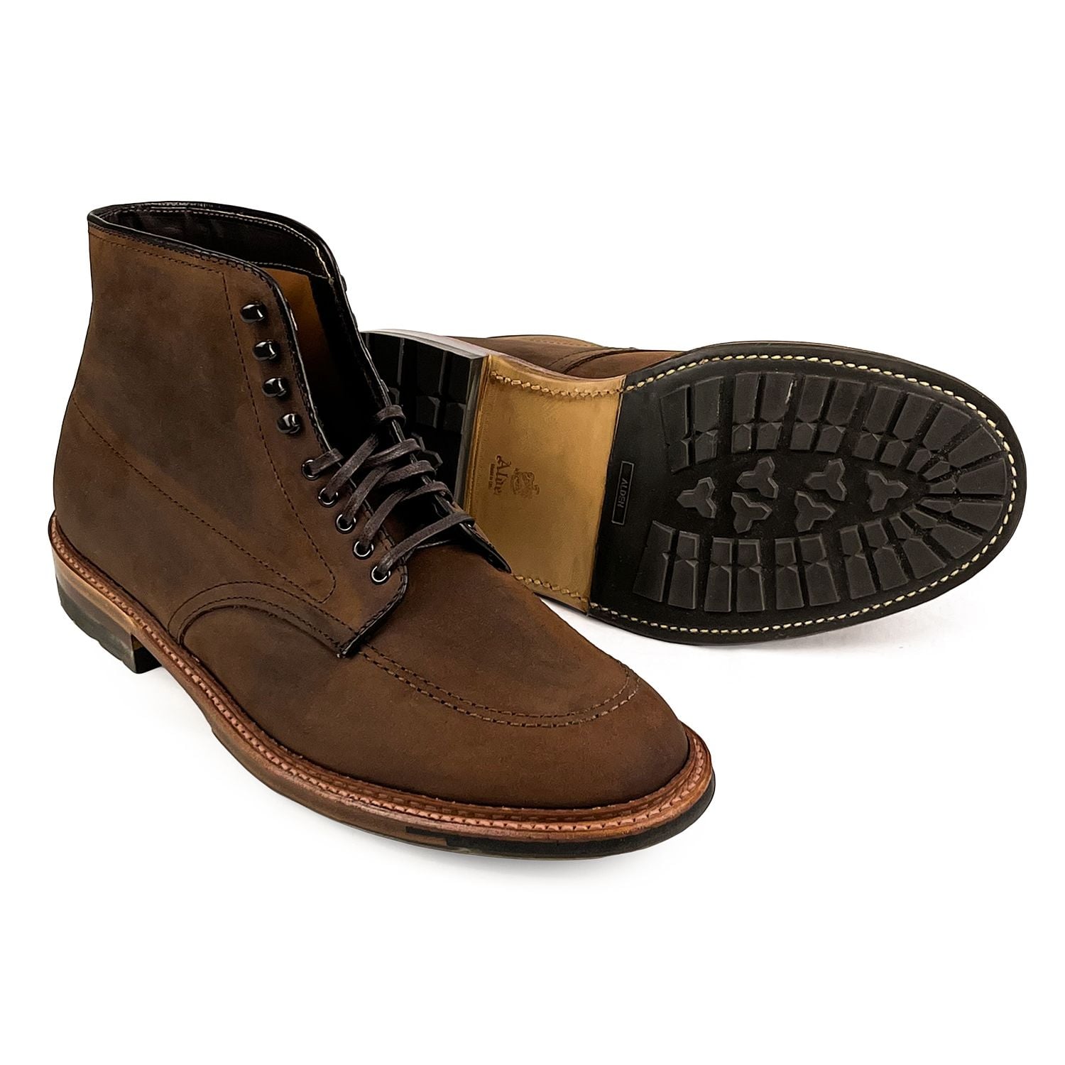 Alden Indy Boot - Tobacco Smooth Chamois with Commando Sole (40321HC)