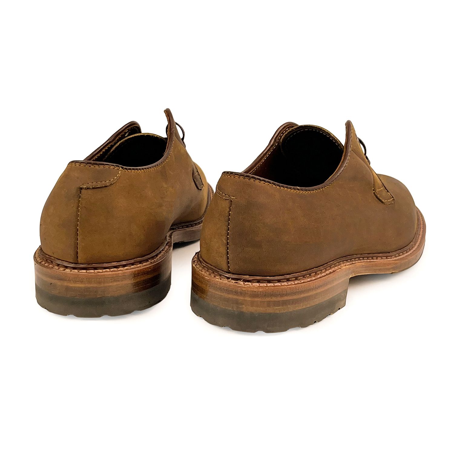 Alden Plain Toe Blucher - Tan Smooth Chamois with Commando  display picture 2