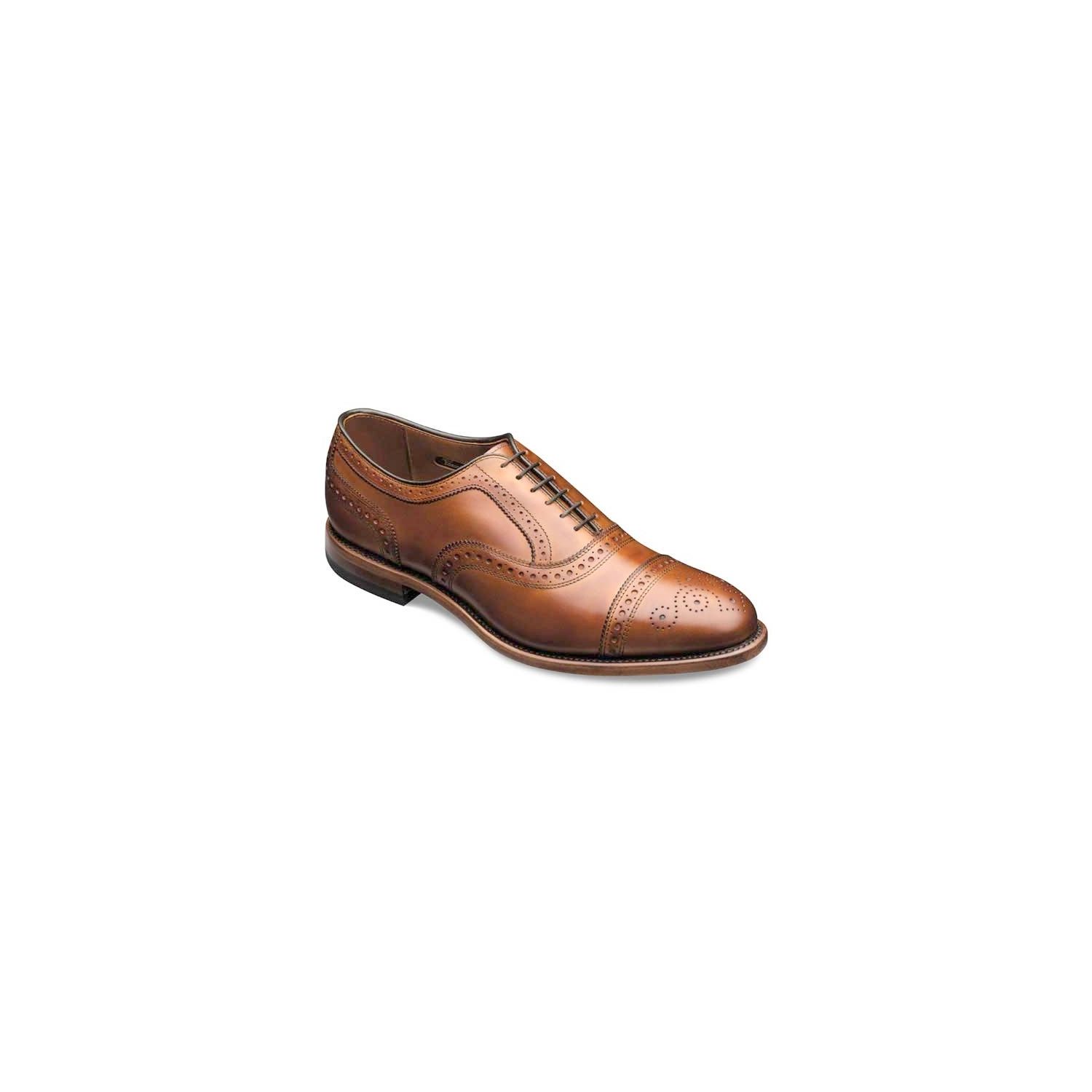 Allen Edmonds Strand Cap Toe Oxford - Walnut Calfskin (Style 1635