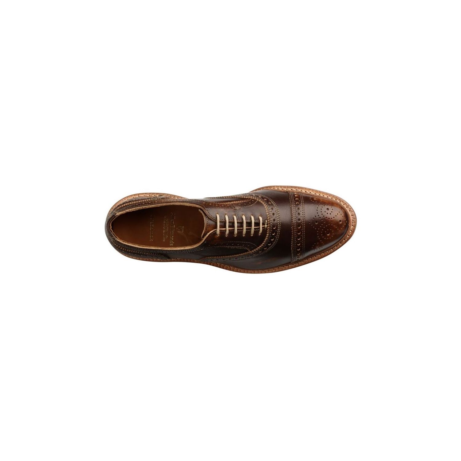 Allen Edmonds Strandmok Cap-toe Oxford Brown Leather Allen Edmonds Men main image 3