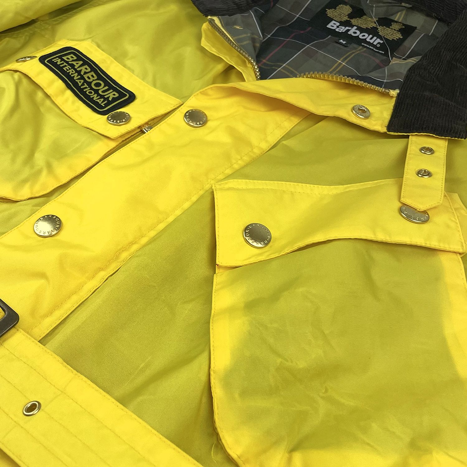 Barbour Men's International Nylon Jacket - Yellow (MCA0085