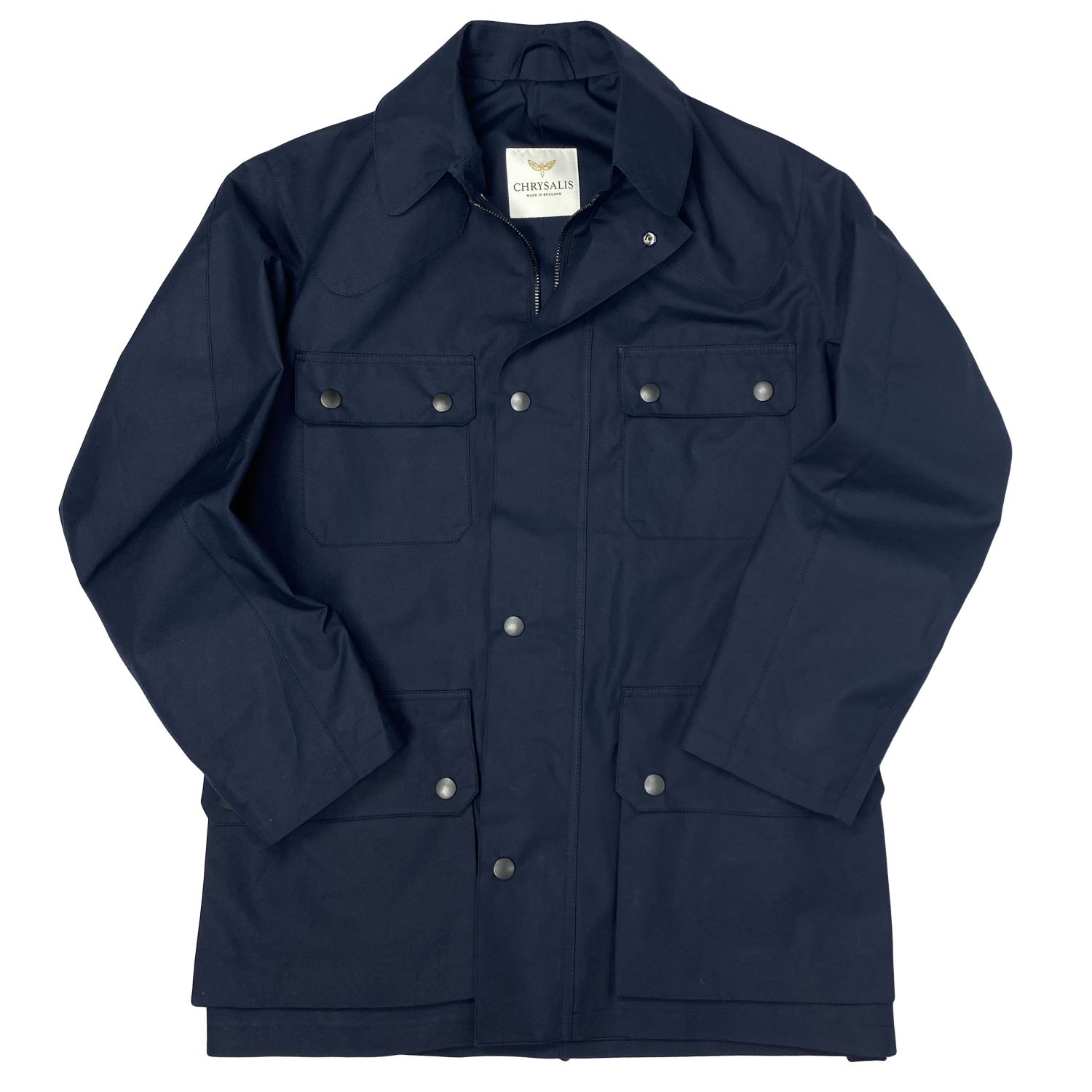 Chrysalis Vincent Dry Wax Jacket - Navy | Men's and women's clothing