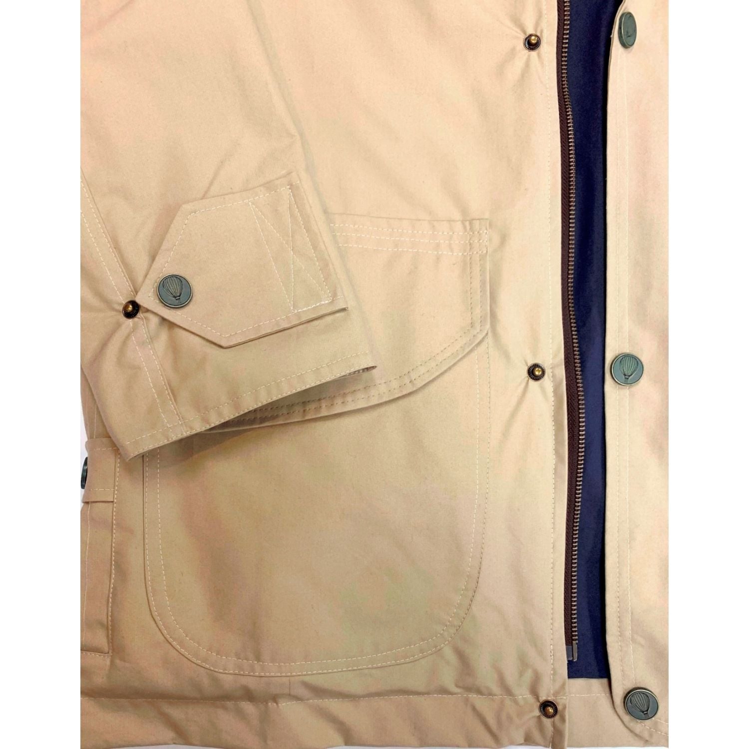 Cotton Ventile Geographer Jacket - Tan | Men's and women's clothing