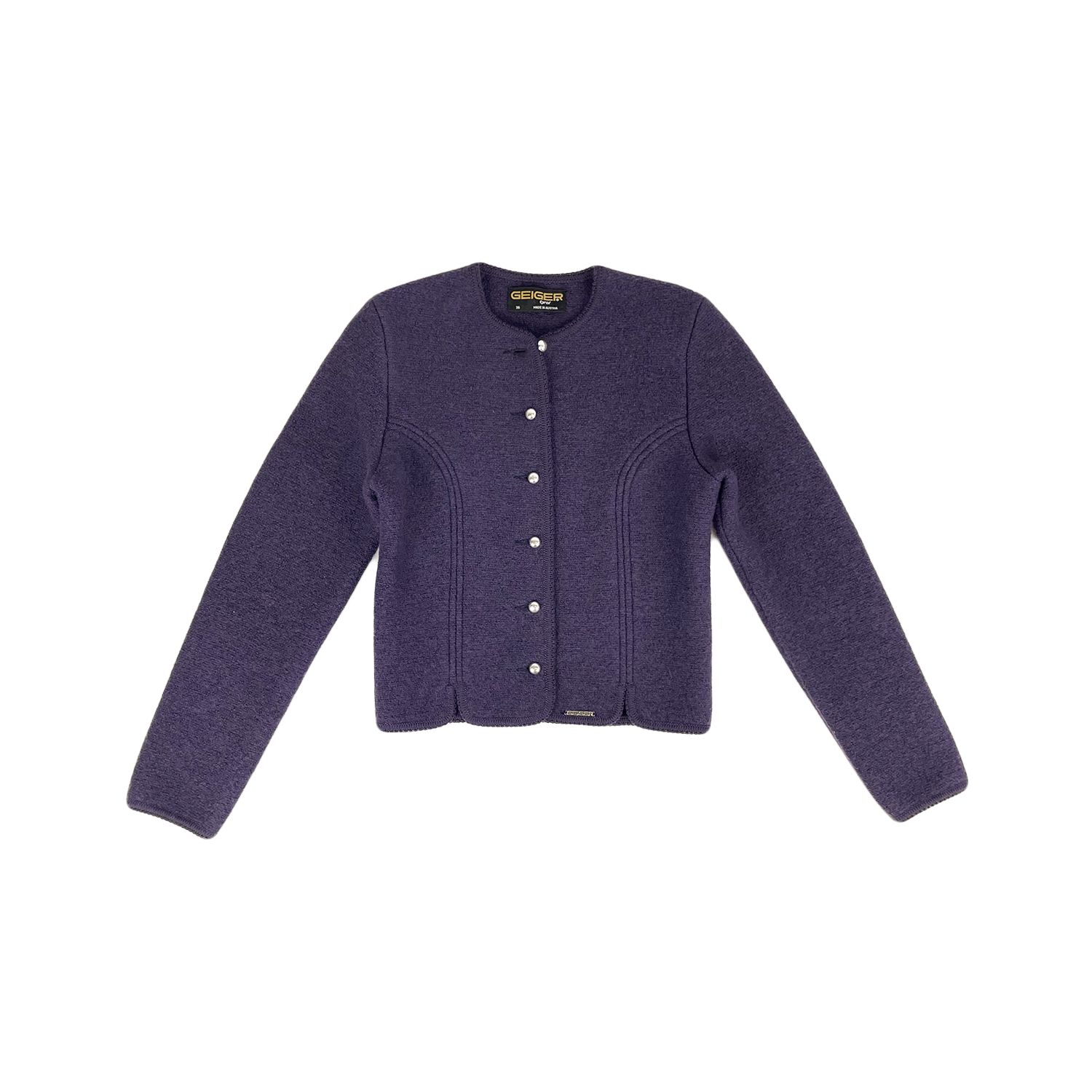 Geiger Vintage Women's Boiled Wool Jacket - Purple (68071) | Men's