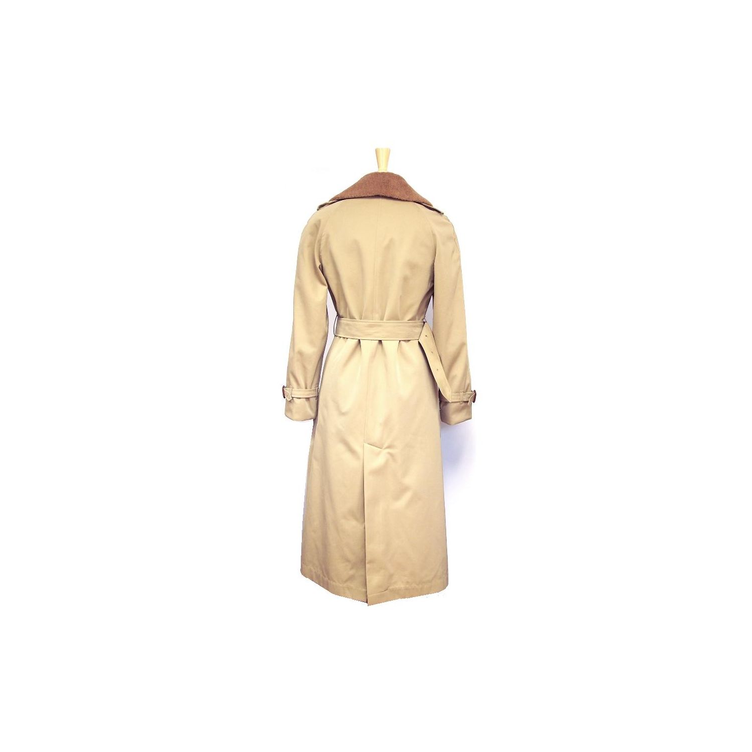 Invertere Lady Brenner Double Breasted Trenchcoat - Tan - Full