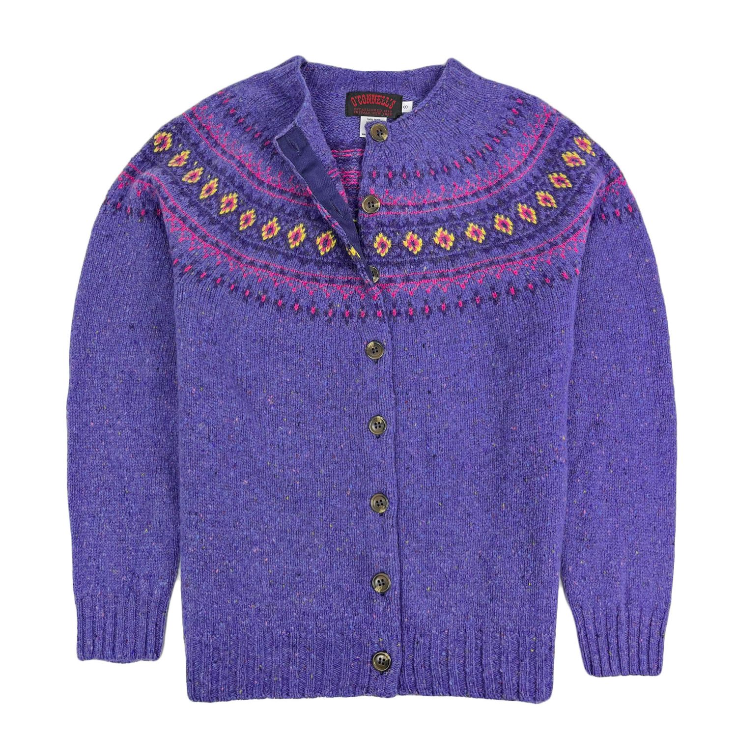 O'Connell's Womens Scottish Merino Wool Cardigan - Donegal Fair