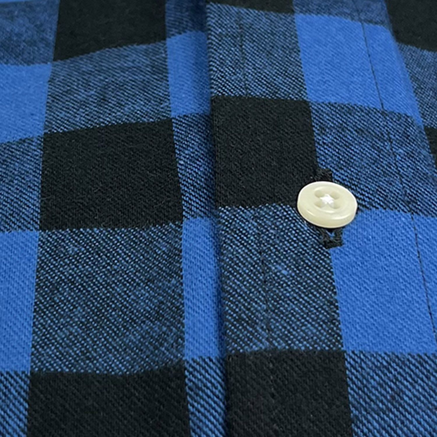 Casual Plaid Shirt Cromoncent Men's Flannel Plaid Button-Down Shirt - Buffalo Red White, XX-Large | Cozy Casual Long Sleeve Plaid Flannel Shirt Long