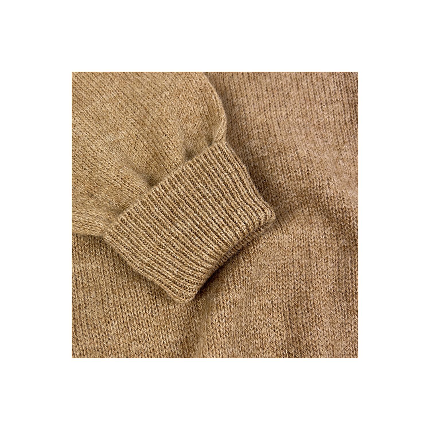 McGeorge Shetland Wool Oversized Sweater - Camel | Men