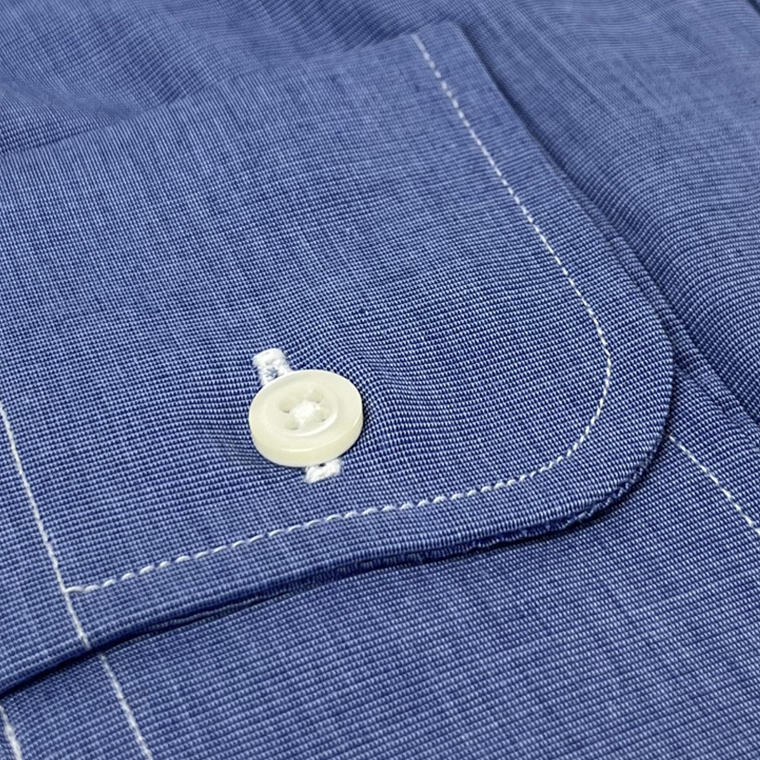 french blue dress shirt Men's Slim Fit Solid Color Dress Shirt (French Blue) French Blue / 2X-Large/18-18.5 Neck/34-35 Sleeve