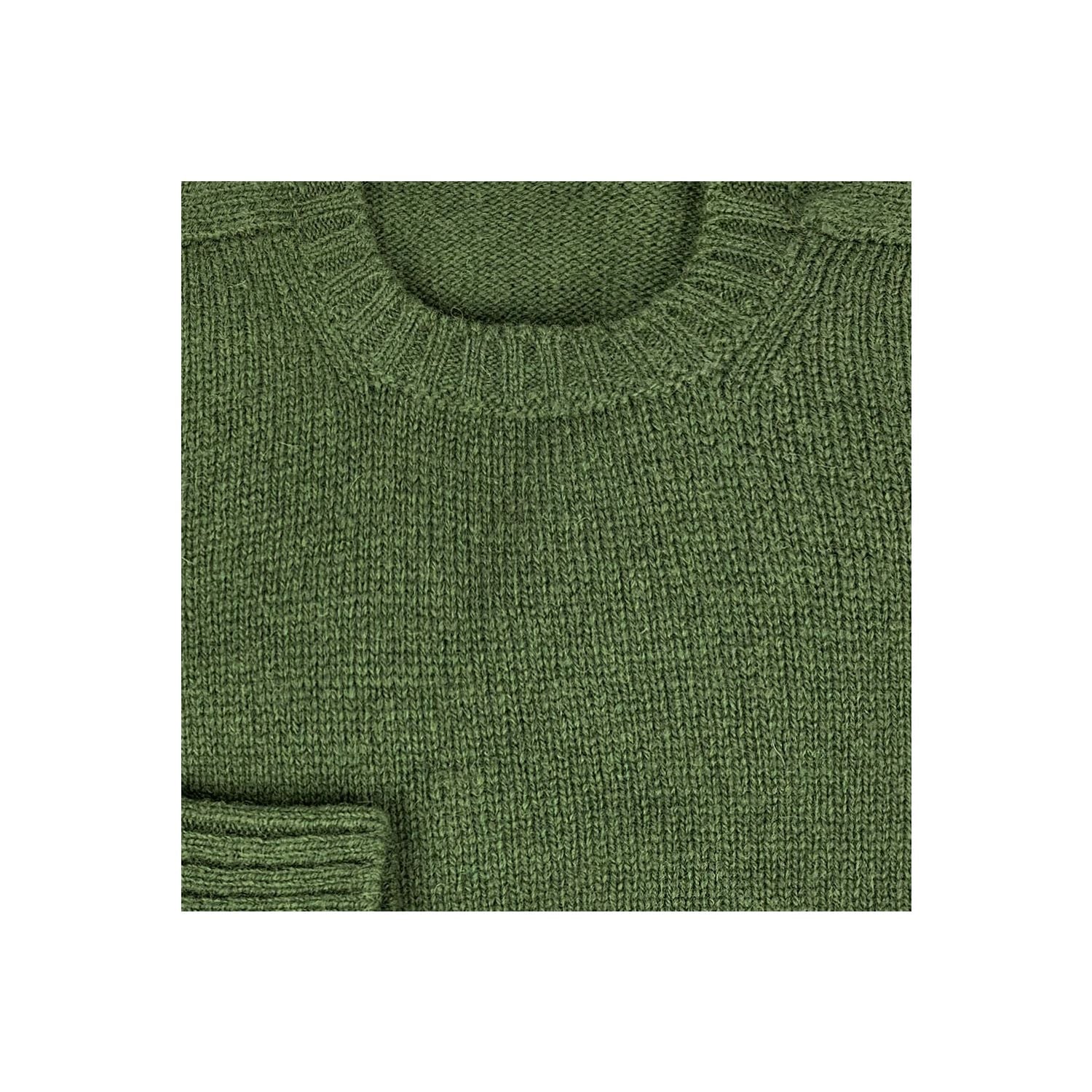 O'Connell's Scottish Shetland Wool Sweater - Loden | Men's and