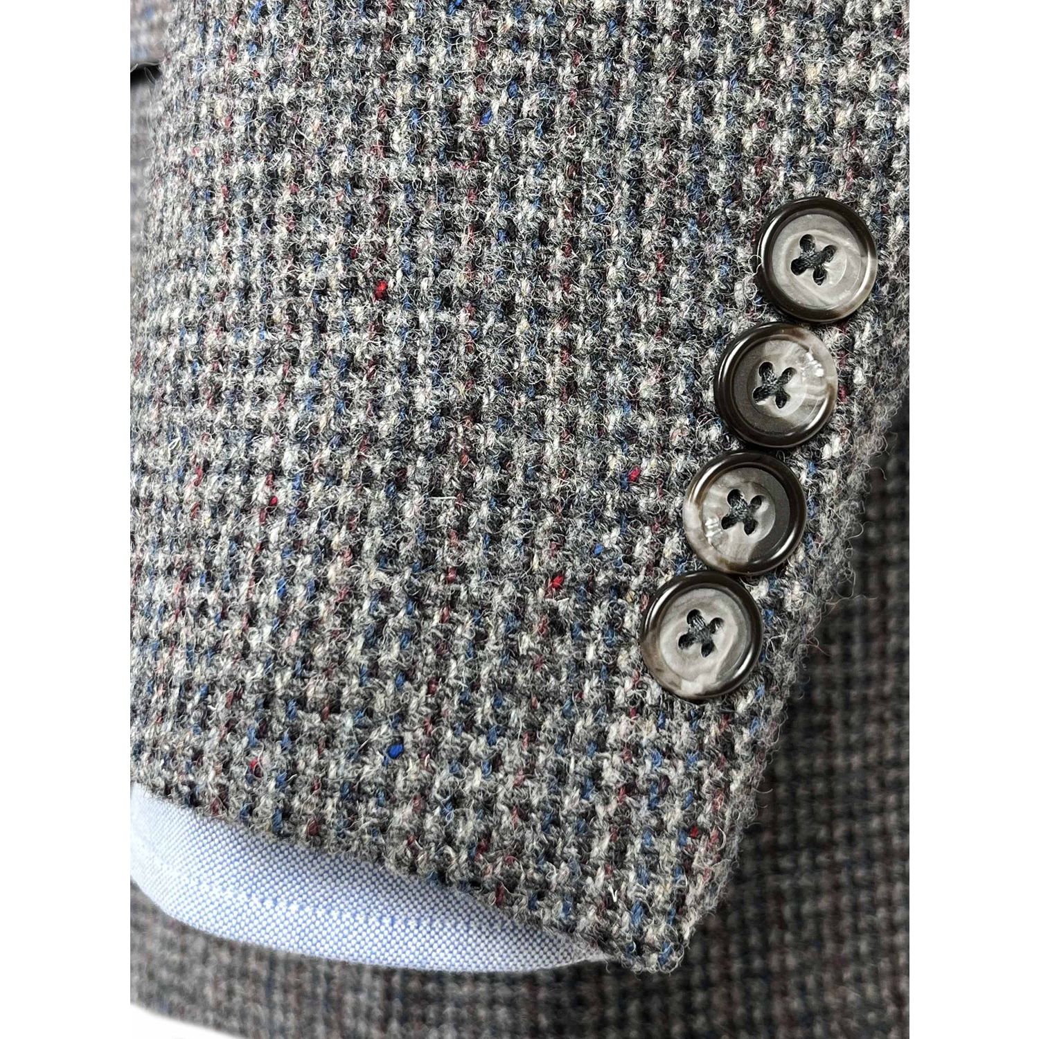 O'Connell's Sport Coat - Harris Tweed - Grey Tic Weave | Men's and