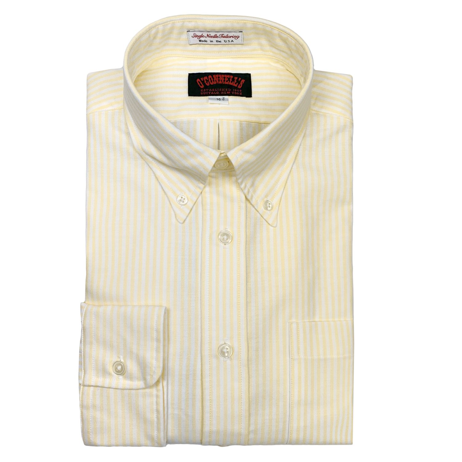 mens yellow dress shirt Hisdern Men's Yellow Dress Shirt with Pocket main image 0