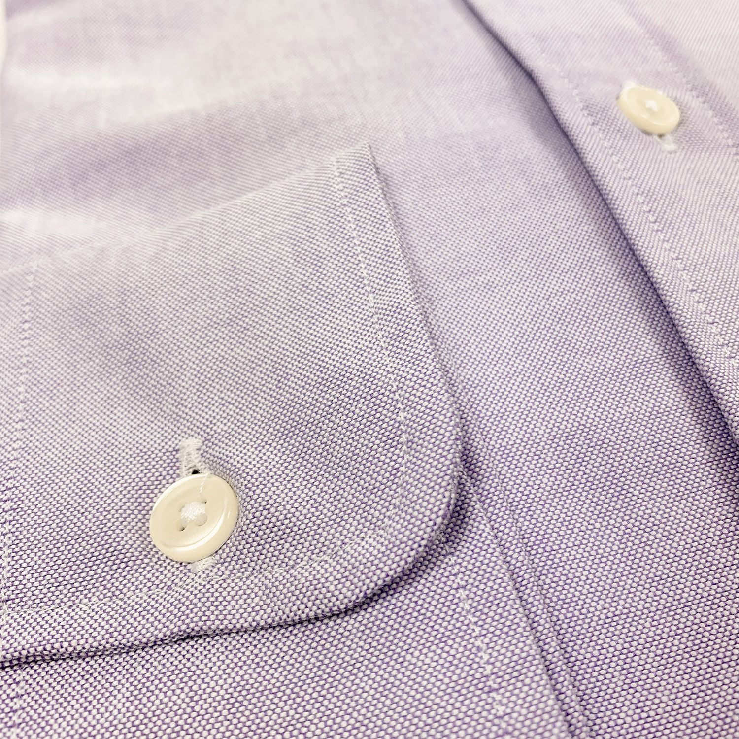 O'C Unlined & Unfused Oxford Cloth Button Down Shirt - Purple