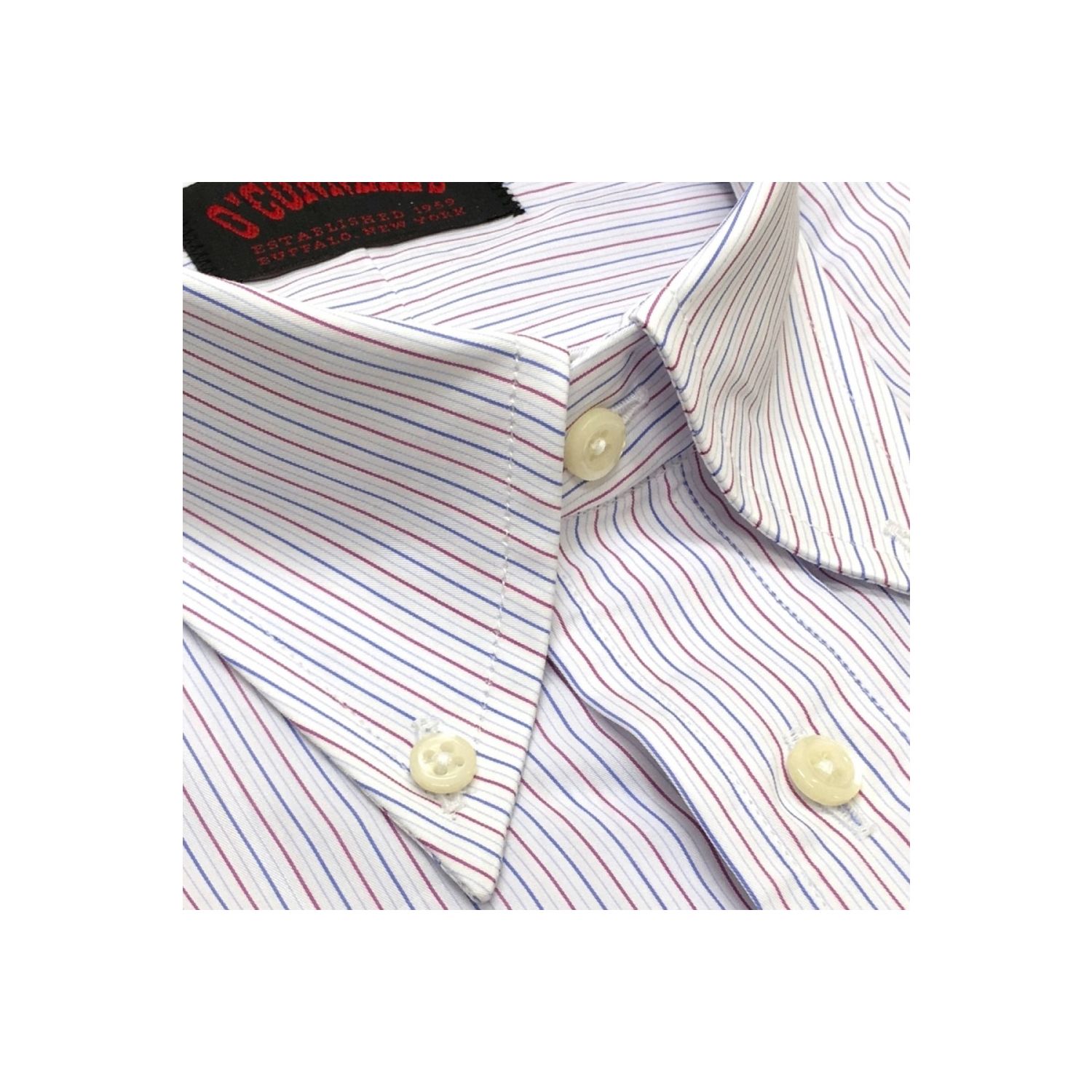 albini dress shirts Light Blue Pritchard Check Custom Shirt - Albini Fabric