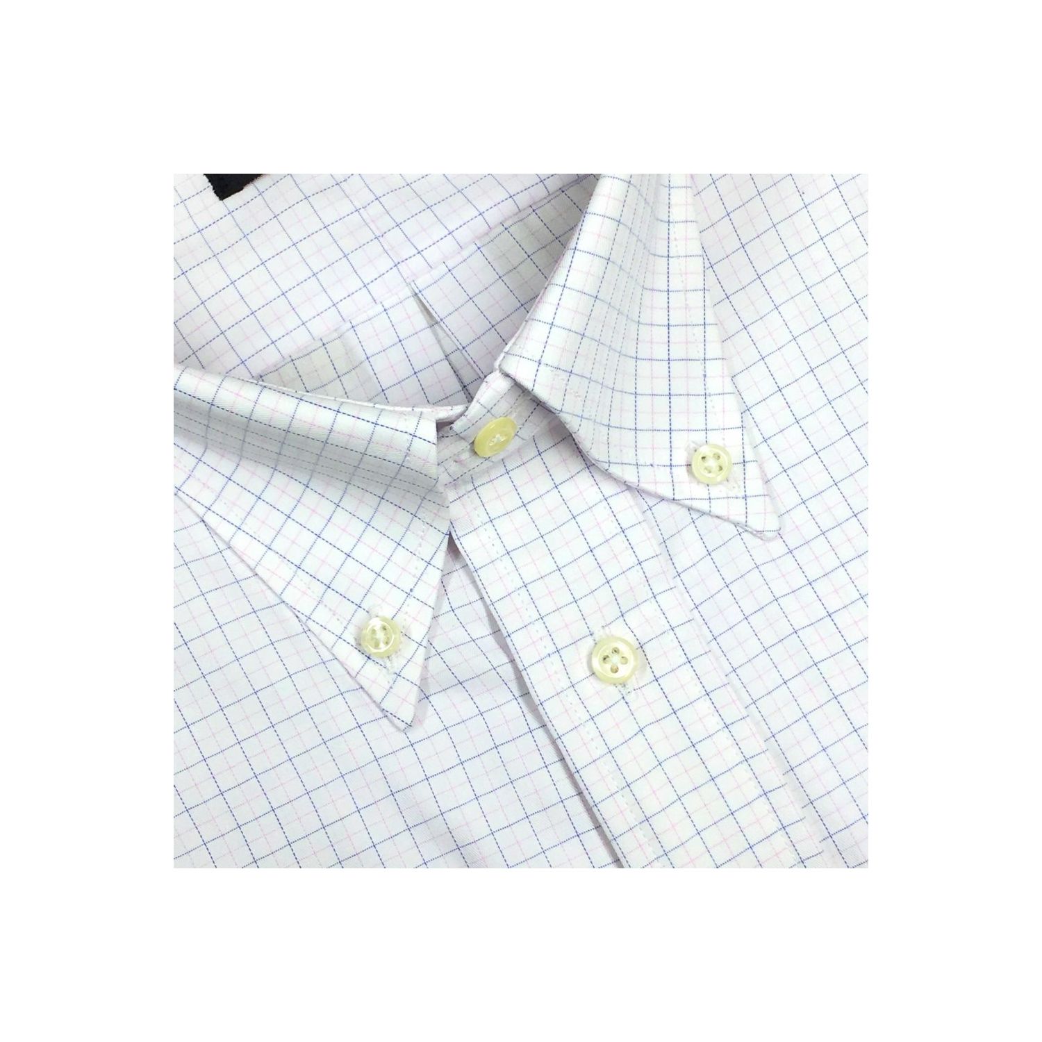 albini dress shirts O'Connell's Button Down Dress Shirt - Super 120's Albini Twill Tattersall