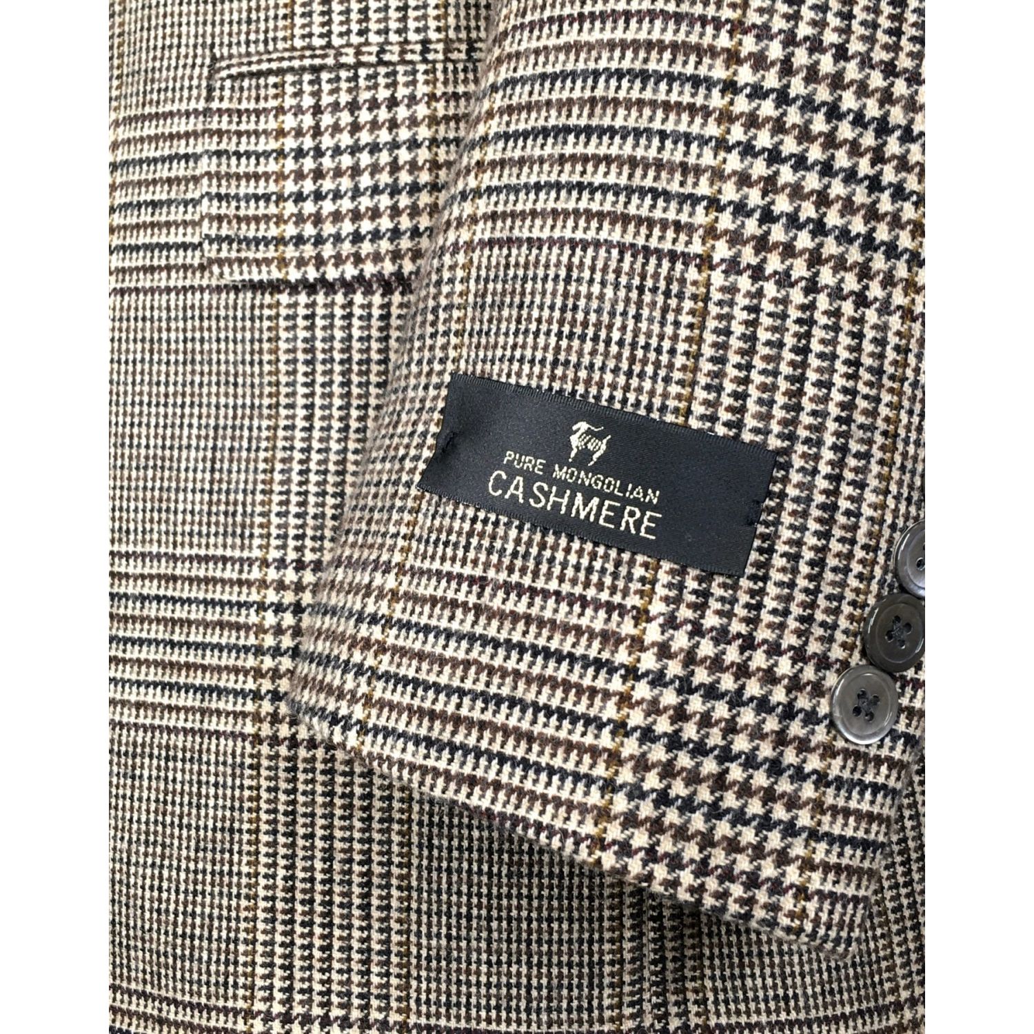 O'connell's Cashmere Glen Plaid Sportcoat - Chestnut Brown & Black