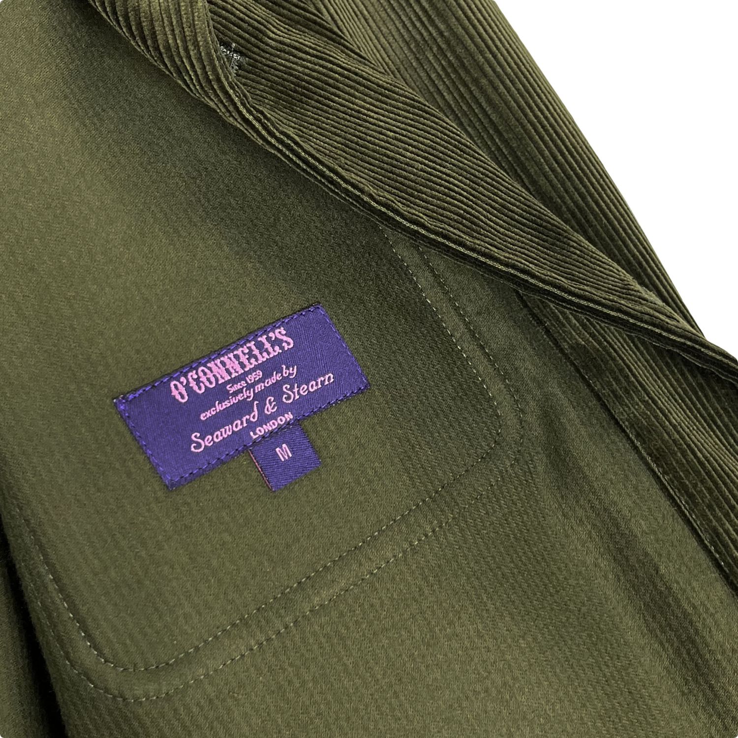 O'Connell's Cotton Corduroy Utility Jacket - Olive | Men's and