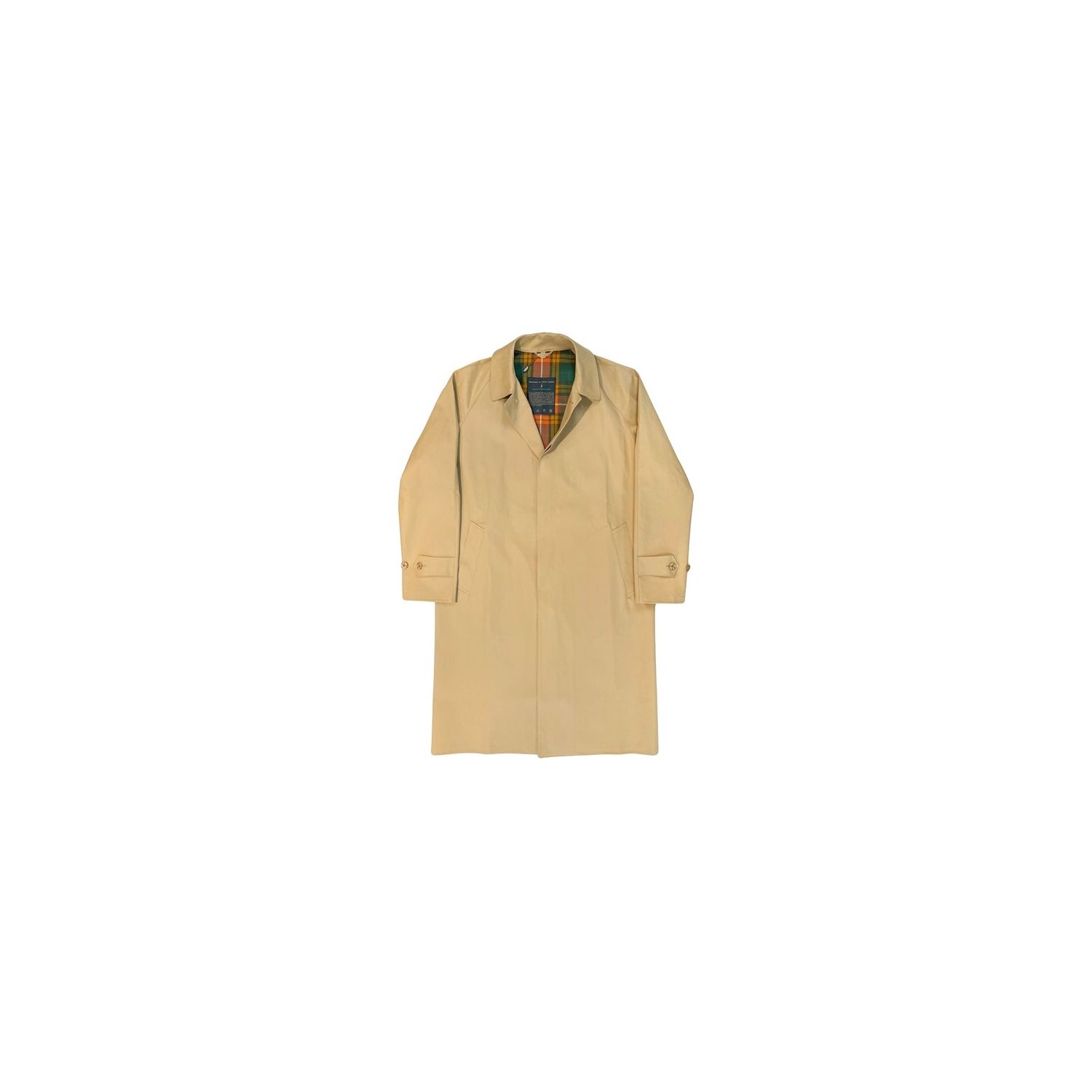 Mackintosh Of Ireland Double Textured Cotton Mackintosh Raincoat Mackintosh Of Ireland Double Textured Cotton Mackintosh Raincoat