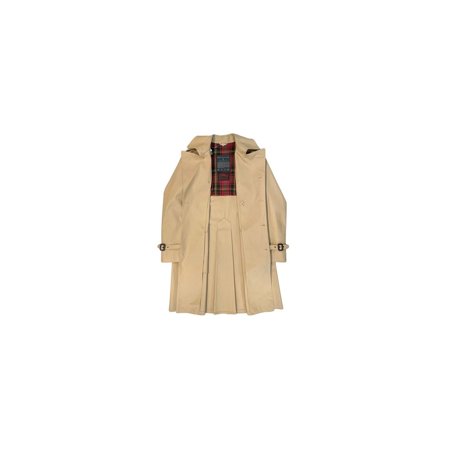 Mackintosh of Ireland Double Textured Cotton Mackintosh Trenchcoat 