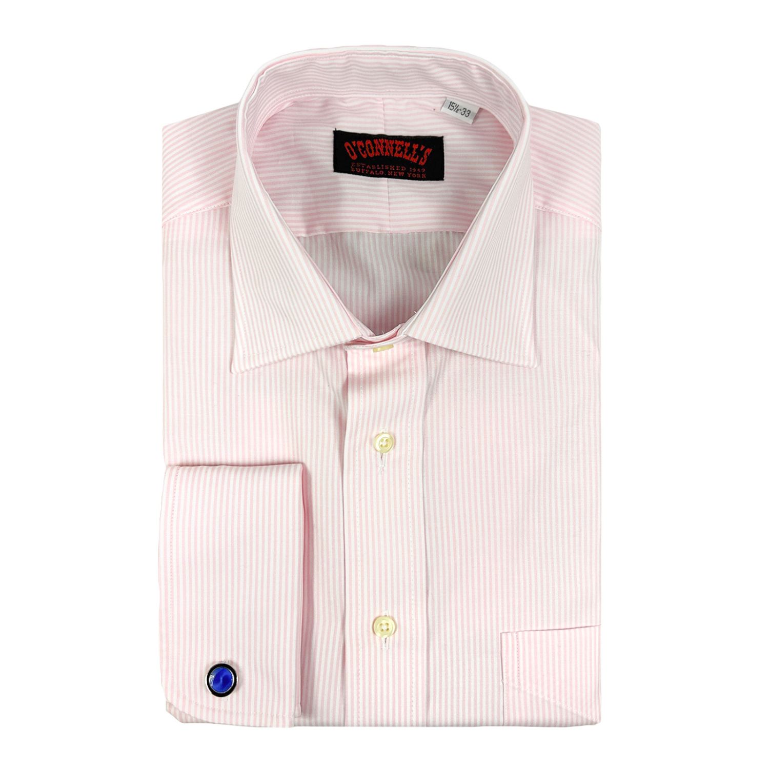 open lace back dress Quattro Flex Dress Shirt with Semi-Spread Collar Pink Gingham S / Pink Gingham
