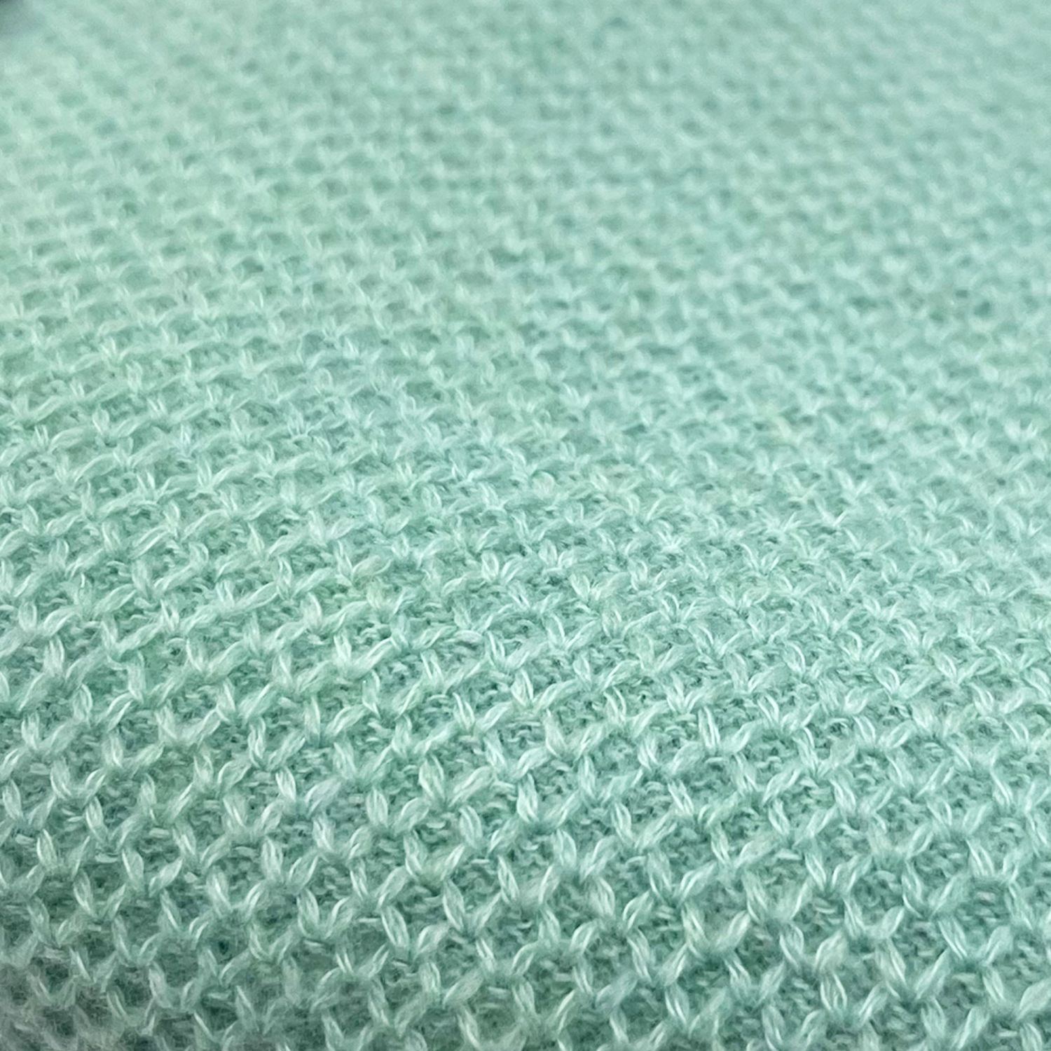 O'Connell's Lightweight Cashmere & Cotton Honeycomb Knit Crewneck