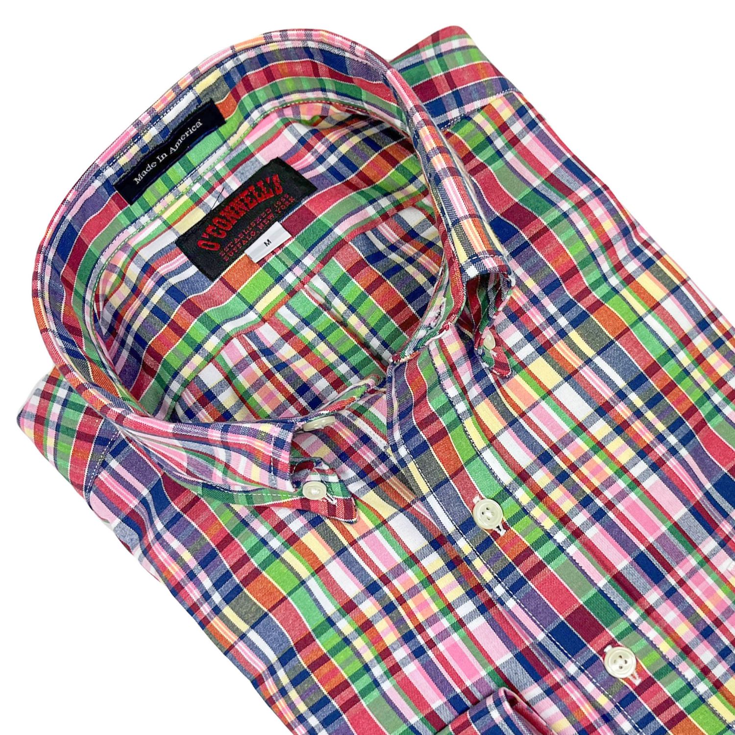 O'Connell's Lightweight Oxford Cloth Long Sleeve Popover Shirt