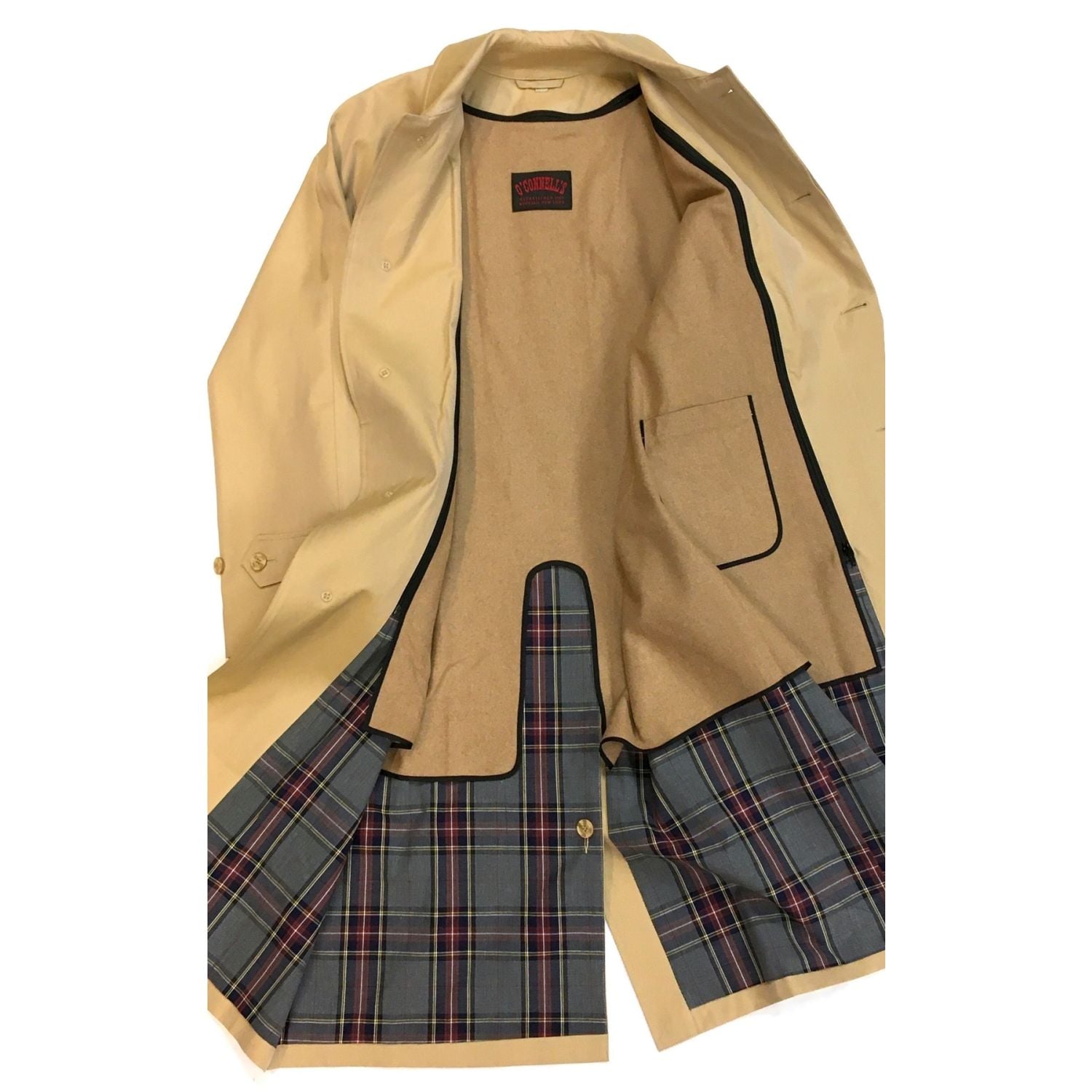 Mackintosh of Ireland Lined Raincoat - Tan | Men