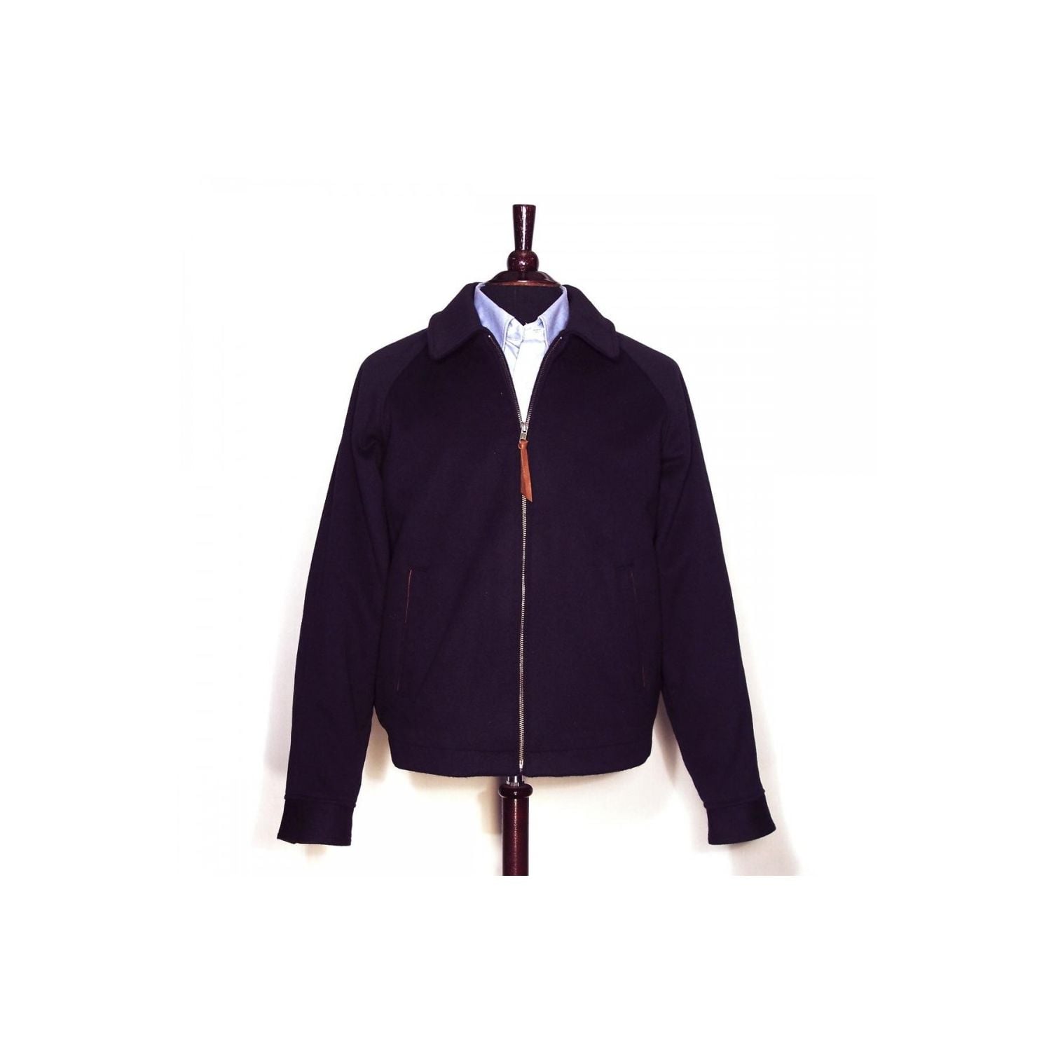 O'Connell's Loro Piana Lux Wool Walking Jacket - Navy | Men's and
