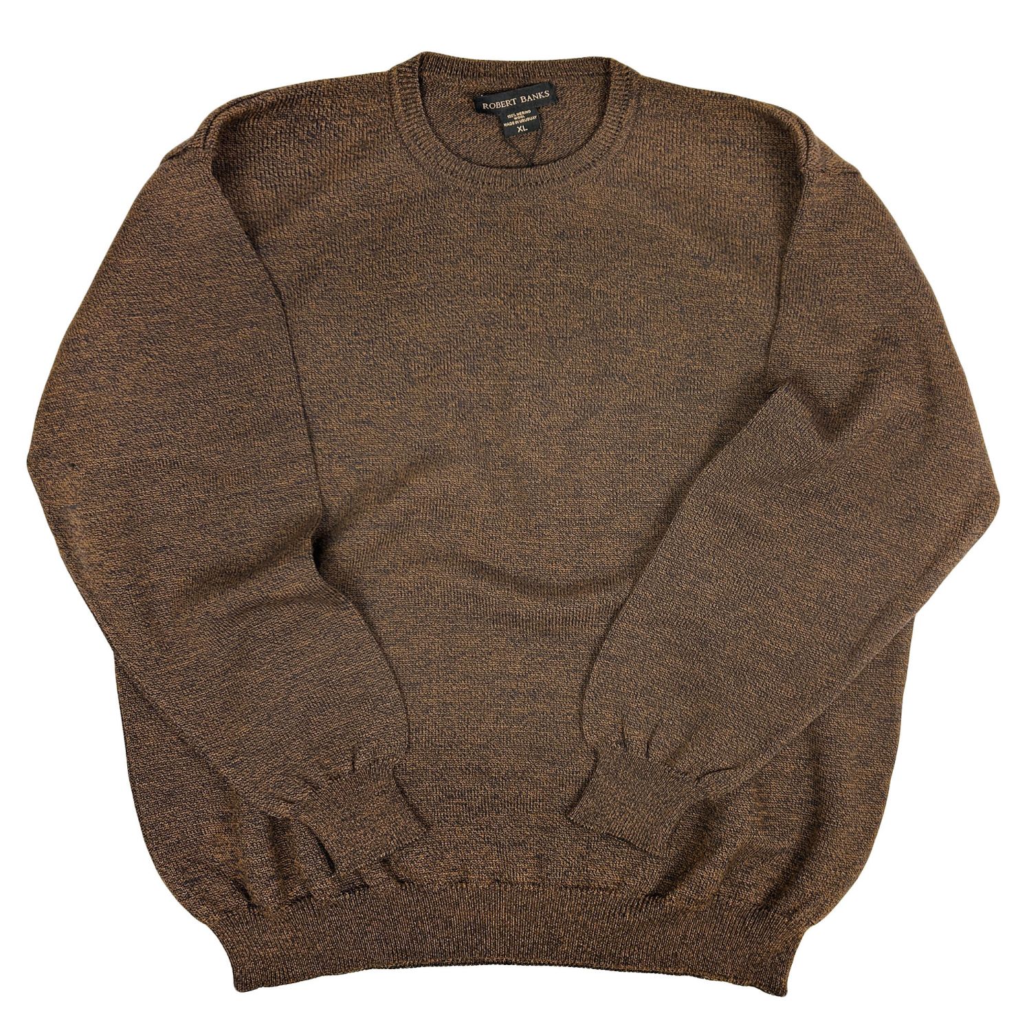 O'Connell's Merino Wool CrewneckSweater - Copper | Men's and